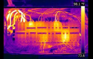 Thermal imaging electrical panel